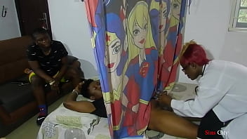 Crazy Doctor Sucked And Fucked Male Patient In Front Of His Wife