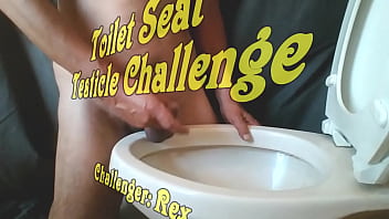 Toilet Seat Challenge: Challenger Rex' Testicles