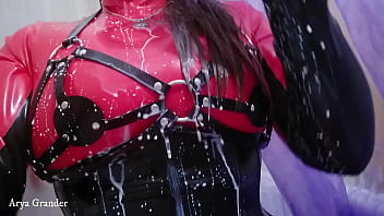 Latex And Milk Video Selfie (arya Grander)