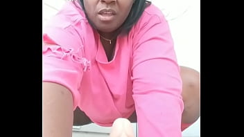 Sluttcumm2... Fucking A Didlo On Da Front Porch... Damm She Badd...