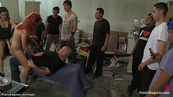 Redhead Dp Ffm Fucked In Public