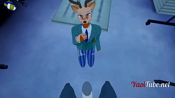 Beastars Furry Yaoi - Louis X Legosi Jerk Off And Suck Yiff Legosi Cums In His Mouth - Yaoi Hentai 3d