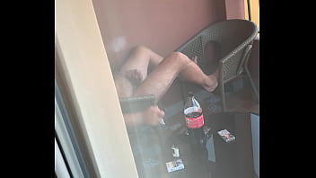 Caught Me Wanking On Balcony
