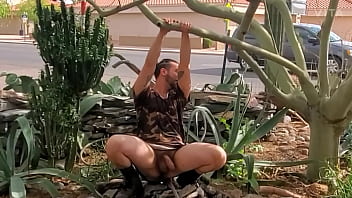 Nudist Hippie Gardening Exposed