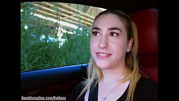 19 Year-old Submissive Drinks Piss In Woods, Then Crawls To The Farm For Her Domination Session