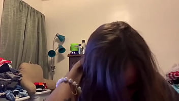 Cute Lesbian Bestfriend Comes Into My Room To Suck Me Off