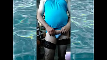 Travesti Mostrando Pene Tanga Y Culo