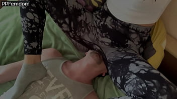 Lifestyle Femdom Part 4 - Fullweight Facesitting, Socks Sniffing, Spitting And Orgasm Control