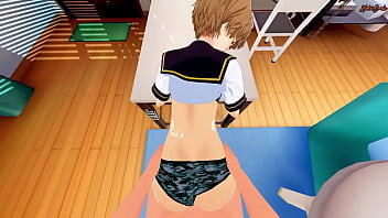 Chie Satonaka Gets Fucked And Creampied From Your Pov - Persona 4 Hentai.