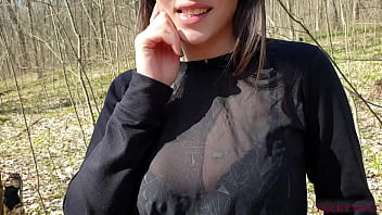 Stepbrother Cum In My Mouth Outdoor In Woods