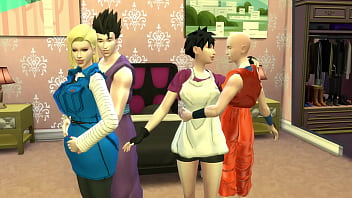 Dragon Ball Porn Hentai Intercambio De Esposas Videl Y Nro 18 Folladas Como Perras Maduras Infieles Calientes Ntr