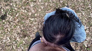 In The Forest On Kneels Dragged A Guy On The First Date And Ducked Him