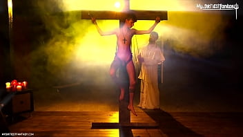 Hot Christian Twink Gets His Sins Forgiven After Dominant Holy Father Fucks Him Bareback!