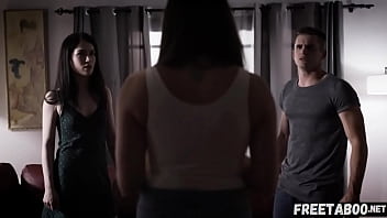 Twisted Stepsiblings Pass Around _ Share Mom Like A Sex Toy (chanel Preston, Evelyn Claire _ Nathan Bronson) - Full Scene On Freetaboo.net