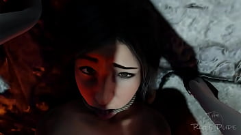 Lara Croft Get Fucked By Tifa (lara' Part 03 [theropedude])