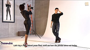 Big City Pleasures 47 _ 48 Combined, Earning Money For Posing In Front Of Sexy Brunette Photographer Cassie