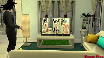 Dragon Ball Porn Goku Ve El Video De Su Amada Espossa Milk Como Es Follada Como Una Puta Por Sus Hijos Le Dan Duro Por El Culo Netorare Hentai