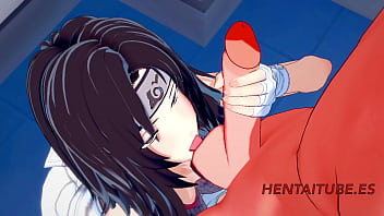 Naruto Hentai 3d - Kurenai Blowjob And Handjob To Naruto, And He Cums In Her Mouth