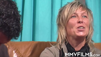 Chesty Mature Hoe Riding Cock In Threesome