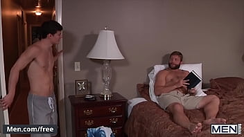 Muscly Bear (colby Jansen) Eats Twinks (tyler Sweet) Tight Ass Before Pounding It Doggystyle - Men