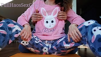 Sexy Stepsister In Pajamas Compilation Teasing Spank Ass Handjob And Cumshot
