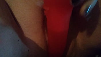 Playing With Vibrating Dildo