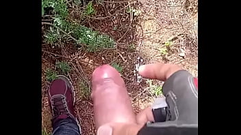 Punheta Durante O Pedal De Bike