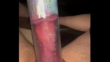 Cock Stretching With Penis Pump.