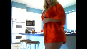 Horny Milf Plays In The Kitchen!
