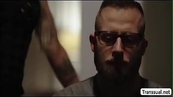 Ts Eva Let Her Boyfriend Sucks Her Shecock