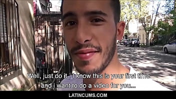Young Straight Latino Teen Twink Gay For Pay With Stranger Pov