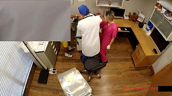 Michelle Anderson Spread Eagle As Boyfriend Watches Doctor Tampa _ Nurse Destiny Cruz Probe Her Nude Body At Girlsgonegyno Reup