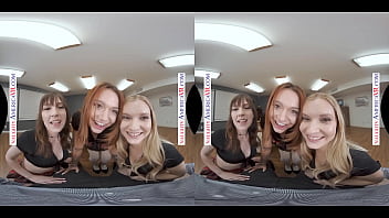 Naughty America - College Cutties Harlow West, Mia Kay, _ Raven Right Take Their Dare Game In A Slutty Direction