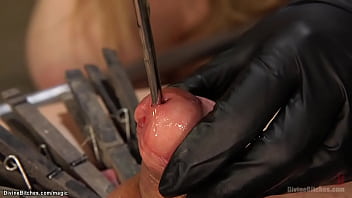 Bound Man Slave Cock Tormented