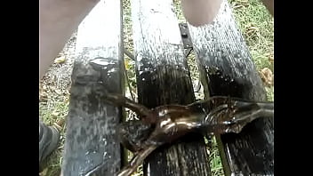 Outdoor Pissing On Jesus Fucking Christ