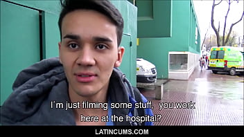 Twink Latino Nurse Boy Fucked By Stranger For Cash Pov
