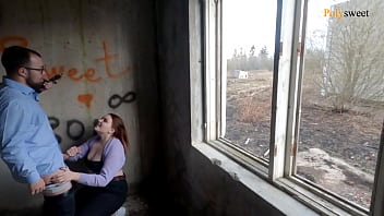 Painted Graffiti And Fucked Next To A Motorcyclist (russian, Cum On Tits)