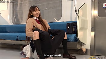 Japanese Risa Punishes Masochistic Man With Martial Arts On Train