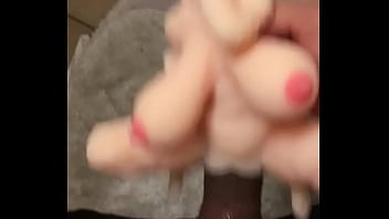 Playing With New Mini Japanese Sex Doll