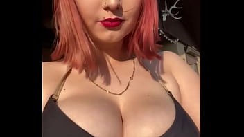 18 Year Old Woman Shows Tits Outdoors