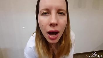 Secretary Sucks My Dick Off During Work Break And Licks Cum From Cock