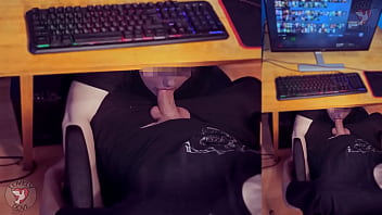 Suck My Boyfriends Cock While He Playing Dota 2