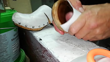 Schuhe Besamen. Ich Fick Die Pantolletten.