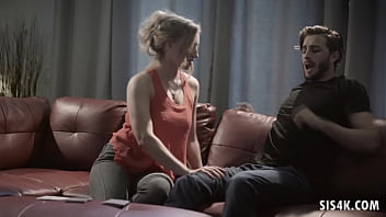 Riley Reyes Sqeezes Out Stepbro' Big Cock