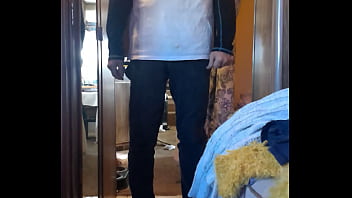 My First Strip Tease - Teramanujuan Strips For The Camera. I_m A Bit Shy. 1/4 A Teramanujuan Video.