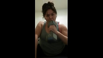 A Day In The Life Of Dee. Oral And Arms Work Out Then Dee Sends Off A Personal Email Video. Lastly Watch Dee Play With Her Present.