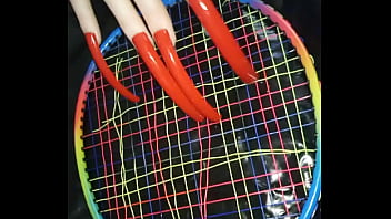Lady L Extreme Hook Long Red Nails (video Short Version)