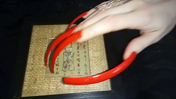 Lady L Red Amazing Sexy Nails (video Short Version)