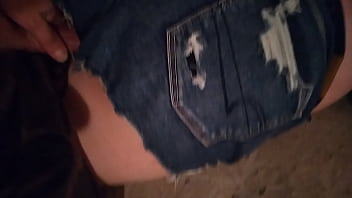 Pretty Pink Pussy Under Tight Booty Shorts Gets Fucked And Pumped Full Of My So She Can Go Home To Her Boyfriend With...