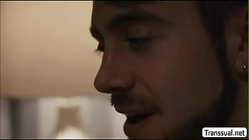 Ts Eva Loves Sucking Stepsons Hard Dick